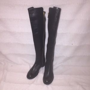 Black Micheal Kors Riding Boots